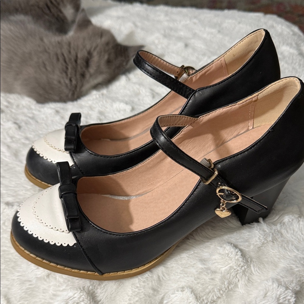 NOT FOR SALE!!! Mary Jane Lolita heels Italian leather - Picture 1 of 7